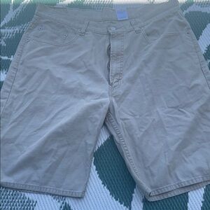 Levi's‎ Men's Beige Flat Front Shorts